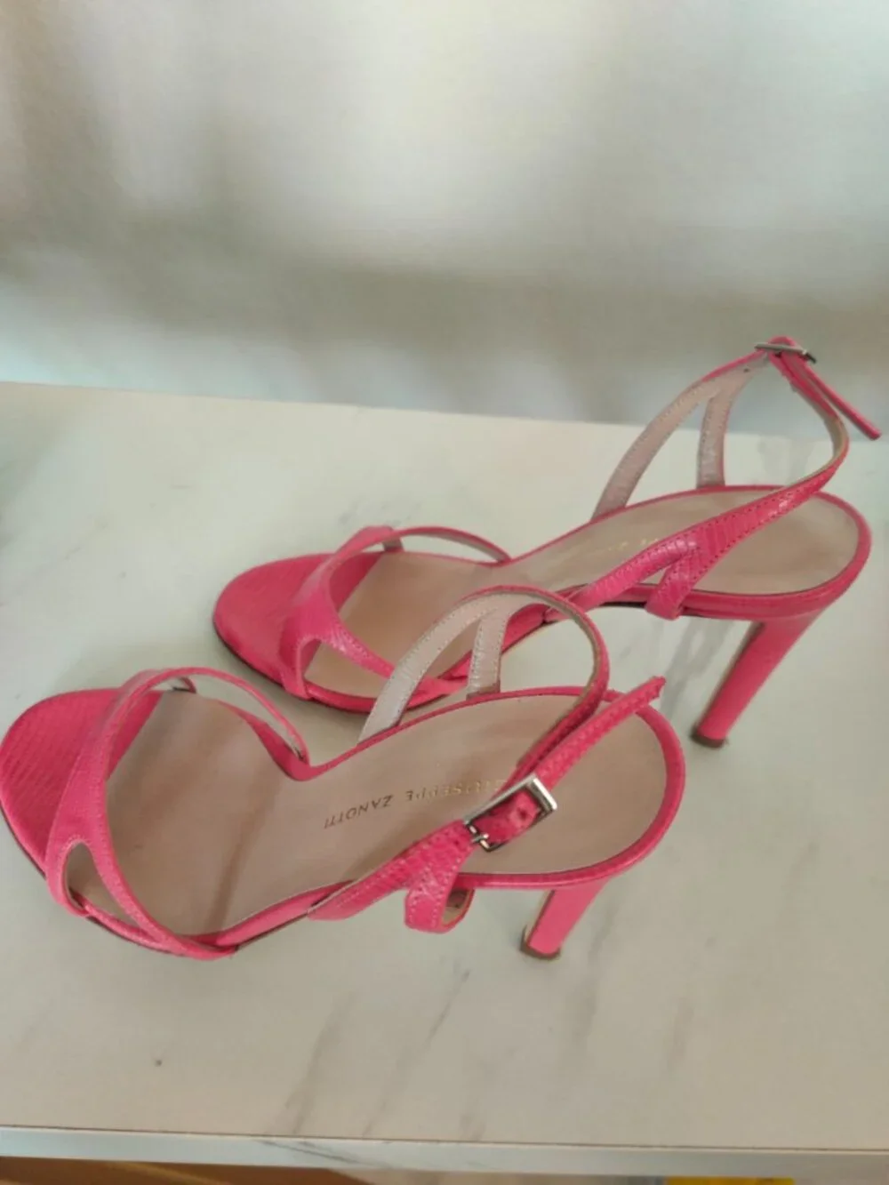 Giuseppe Zanotti E000134 pink heel shoes - Picture 3 of 6